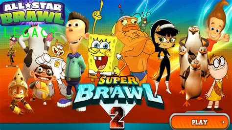 You pick the fighters and the stages. . Nickelodeon super brawl 2 online